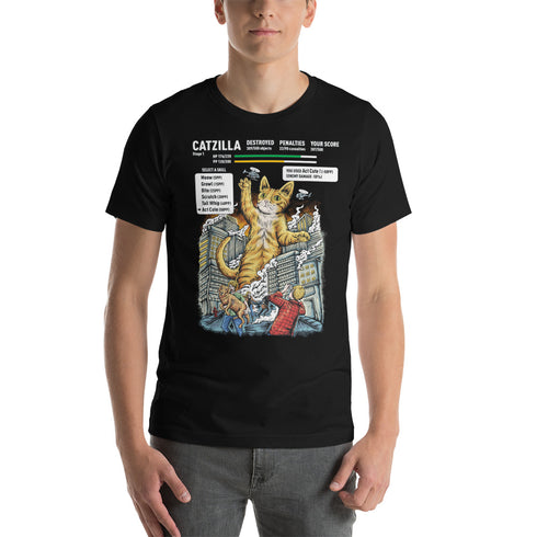 Catzilla Video Game Premium T-Shirt